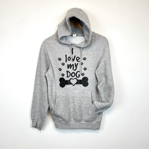 I Love My Dog Hoodie - Picture 1 of 6